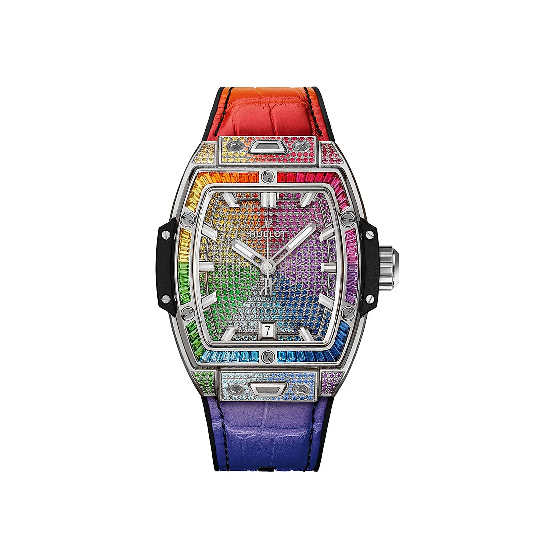 Hublot Spirit of Big Bang TITANIUM RAINBOW Ref# 662.NX.9900.LR.0999