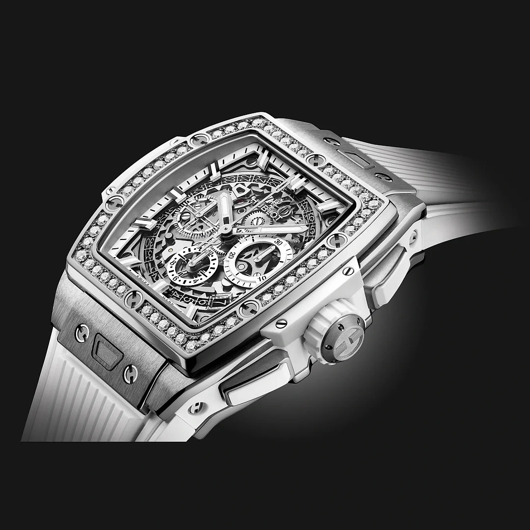 Hublot Spirit of Big Bang TITANIUM WHITE DIAMONDS Ref# 642.NE.2010.RW.1204
