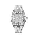 Hublot Spirit of Big Bang TITANIUM WHITE FULL PAVÃ‰ Ref# 662.NE.9000.RW.1604