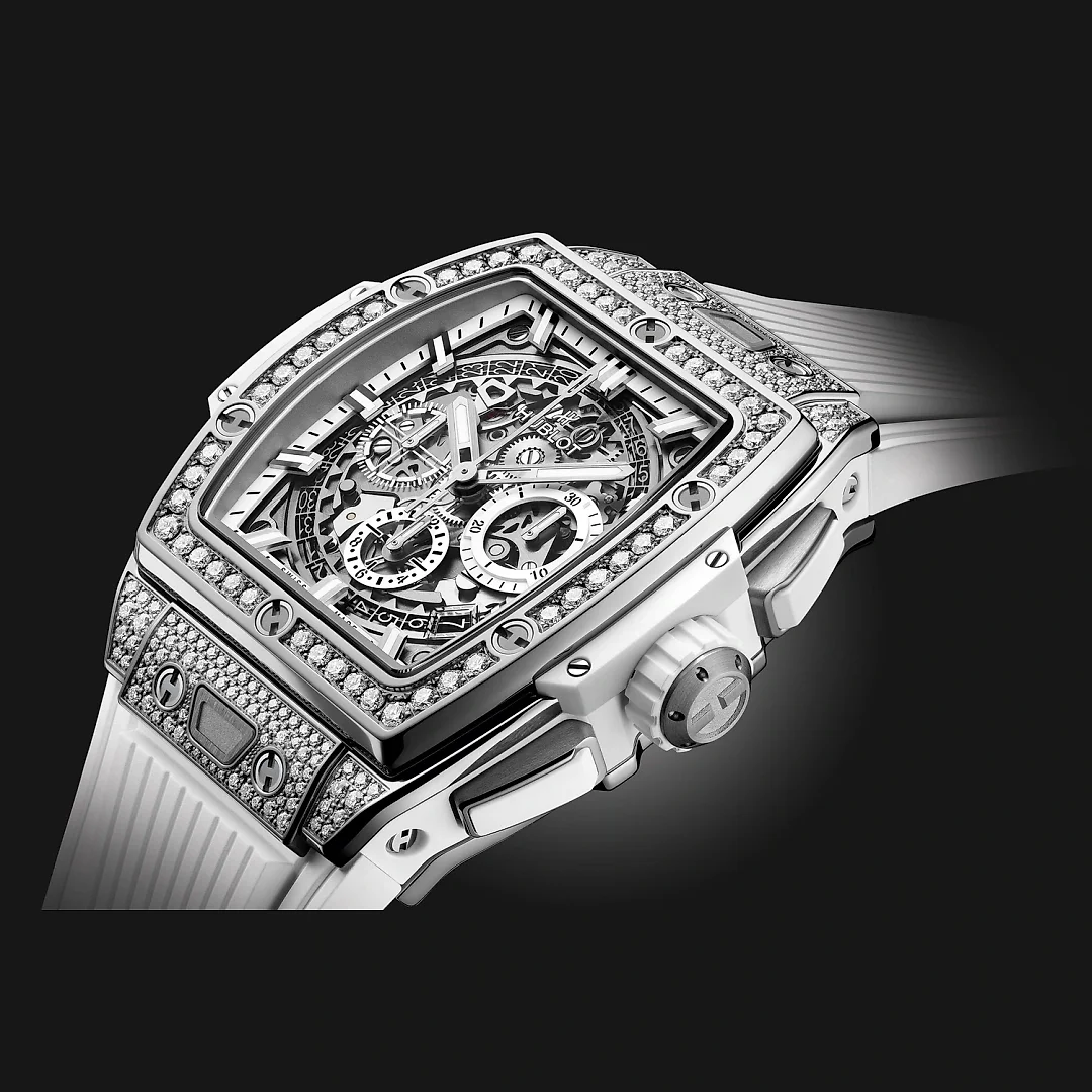 Hublot Spirit of Big Bang TITANIUM WHITE PAVÉ Ref# 642.NE.2010.RW.1604