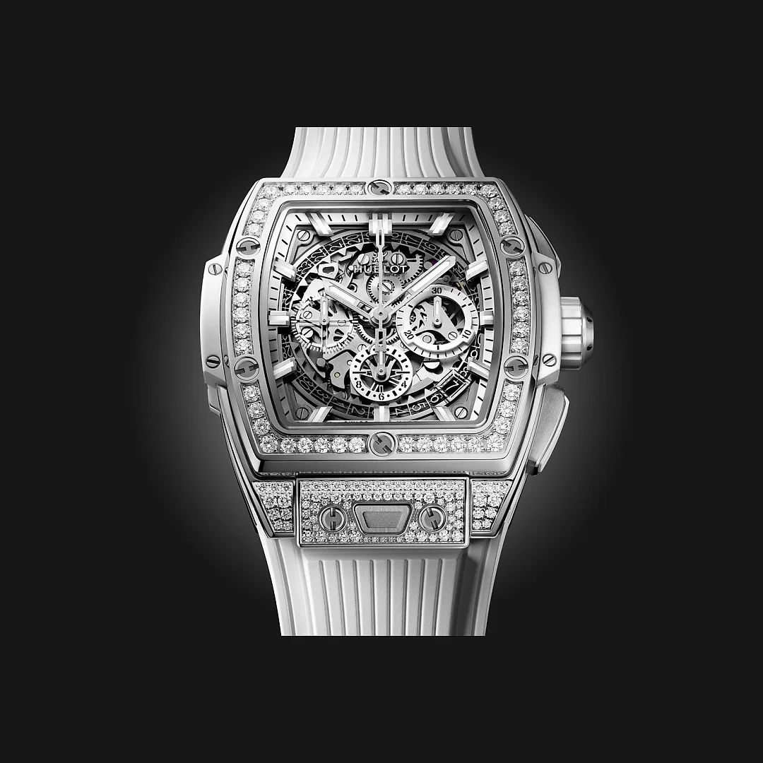 Hublot Spirit of Big Bang TITANIUM WHITE PAVÉ Ref# 642.NE.2010.RW.1604