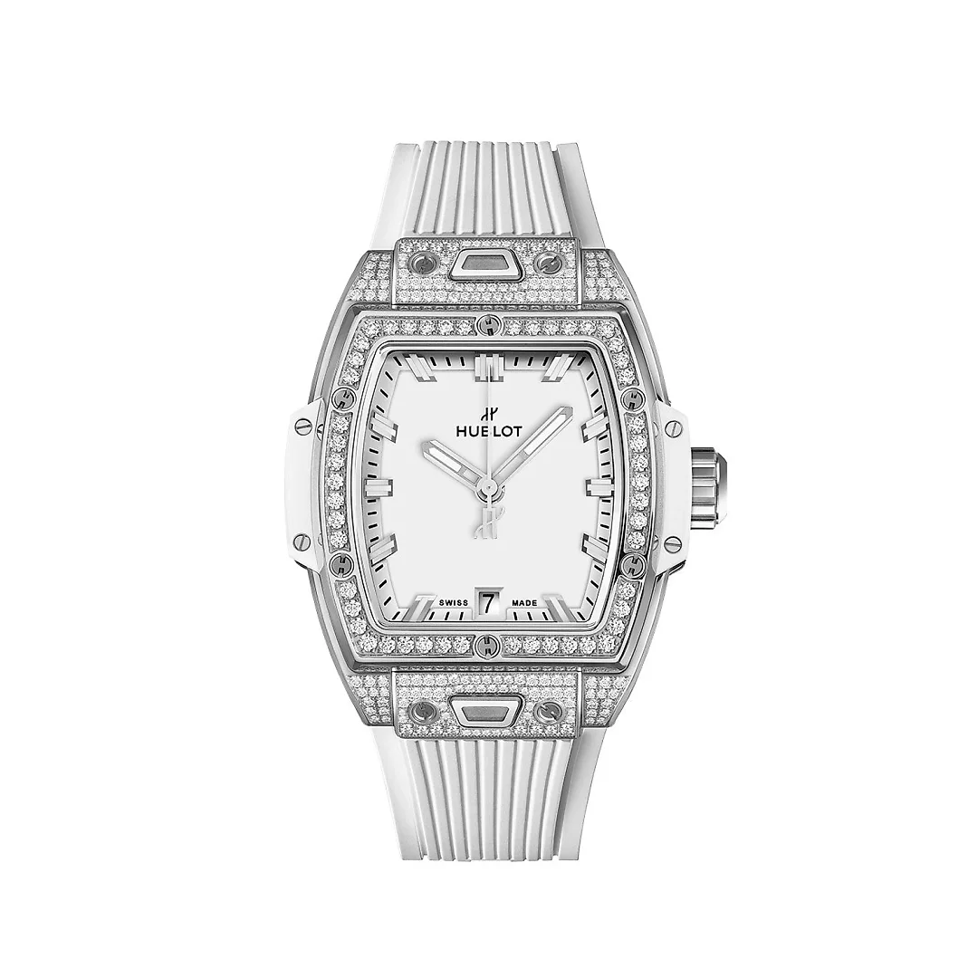 Hublot Spirit of Big Bang TITANIUM WHITE PAVÃ‰ Ref# 662.NE.2010.RW.1604