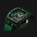 Hublot Spirit of Big Bang TOURBILLON CARBON GREEN Ref# 645.QG.5217.RX