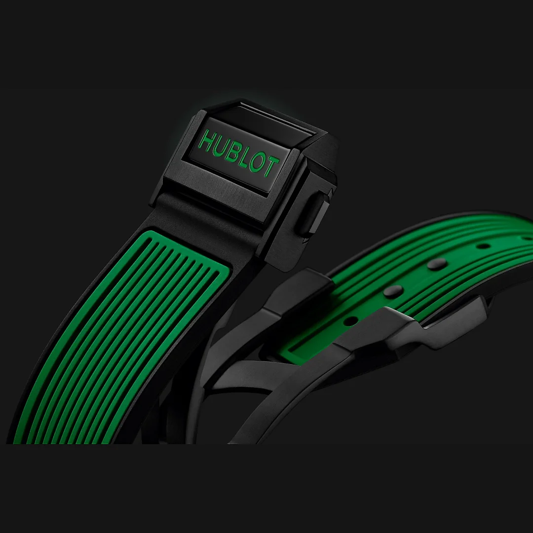 Hublot Spirit of Big Bang TOURBILLON CARBON GREEN Ref# 645.QG.5217.RX