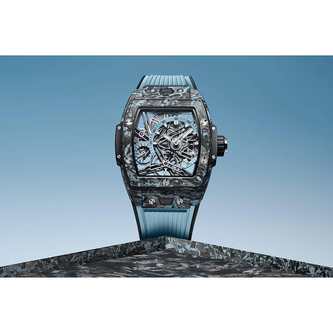 Hublot, Spirit of Big Bang Tourbillon Carbon Sky Blue 42mm, Limited Edition, Ref# 645.QL.5117.RX