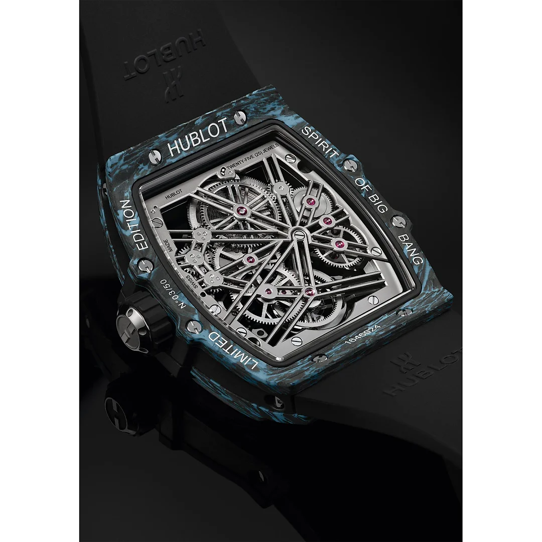 Hublot, Spirit of Big Bang Tourbillon Carbon Sky Blue 42mm, Limited Edition, Ref# 645.QL.5117.RX