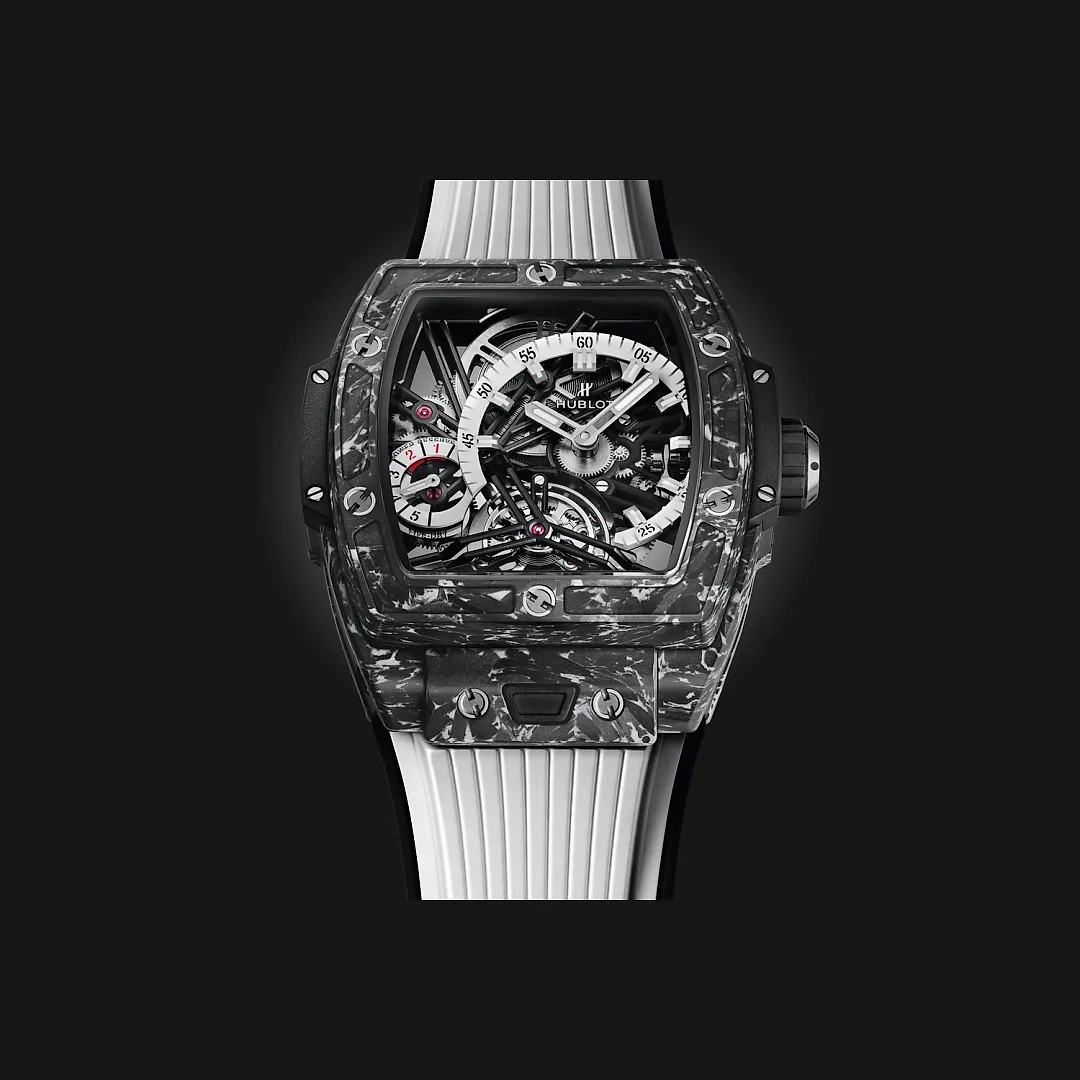 Hublot Spirit of Big Bang TOURBILLON CARBON WHITE Ref# 645.QW.2012.RW