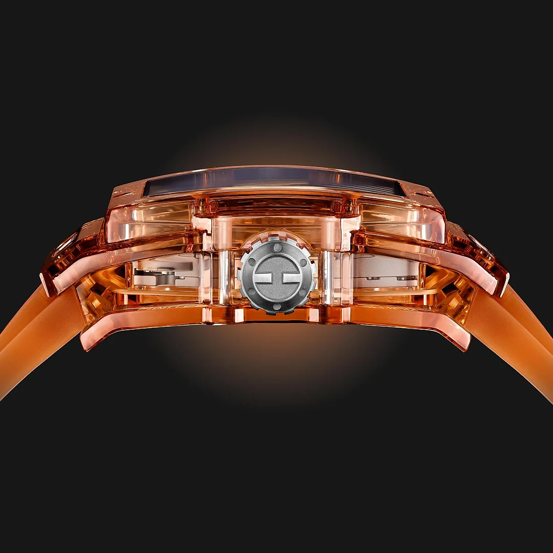 Hublot Spirit of Big Bang TOURBILLON ORANGE SAPPHIRE Ref# 645.JO.0120.RT