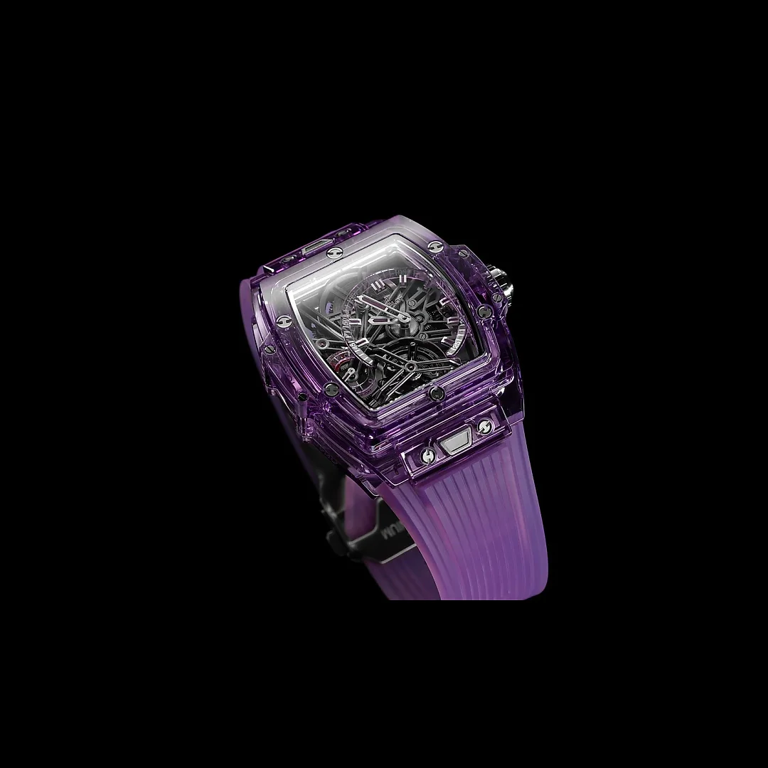 Hublot, Spirit of Big Bang Tourbillon Purple Sapphire 42mm, Limited Edition, Ref# 645.JM.0120.RT