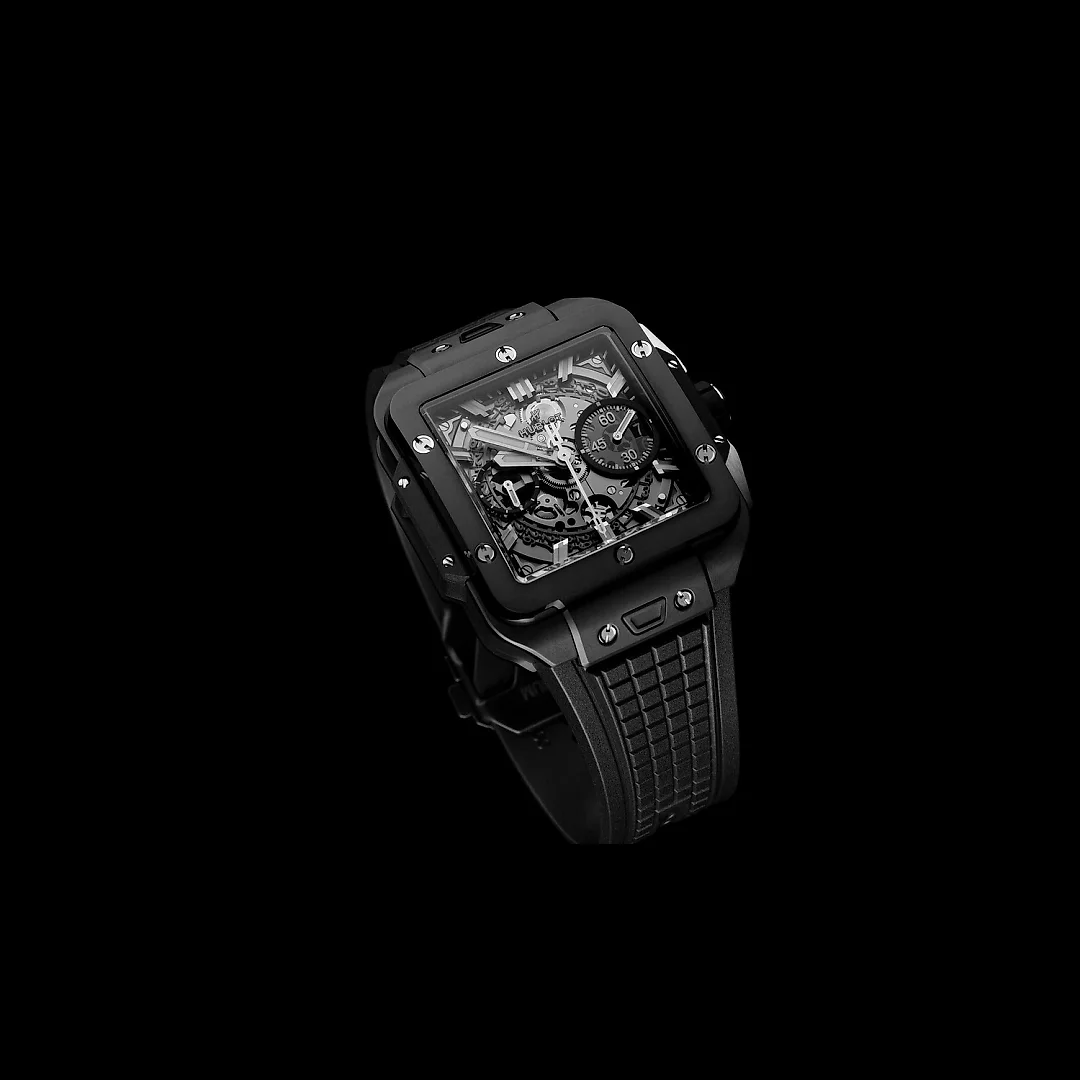 Hublot, Square Bang Unico Back Magic, 42mm, Black Ceramic, Ref# 821.CI.0170.RX