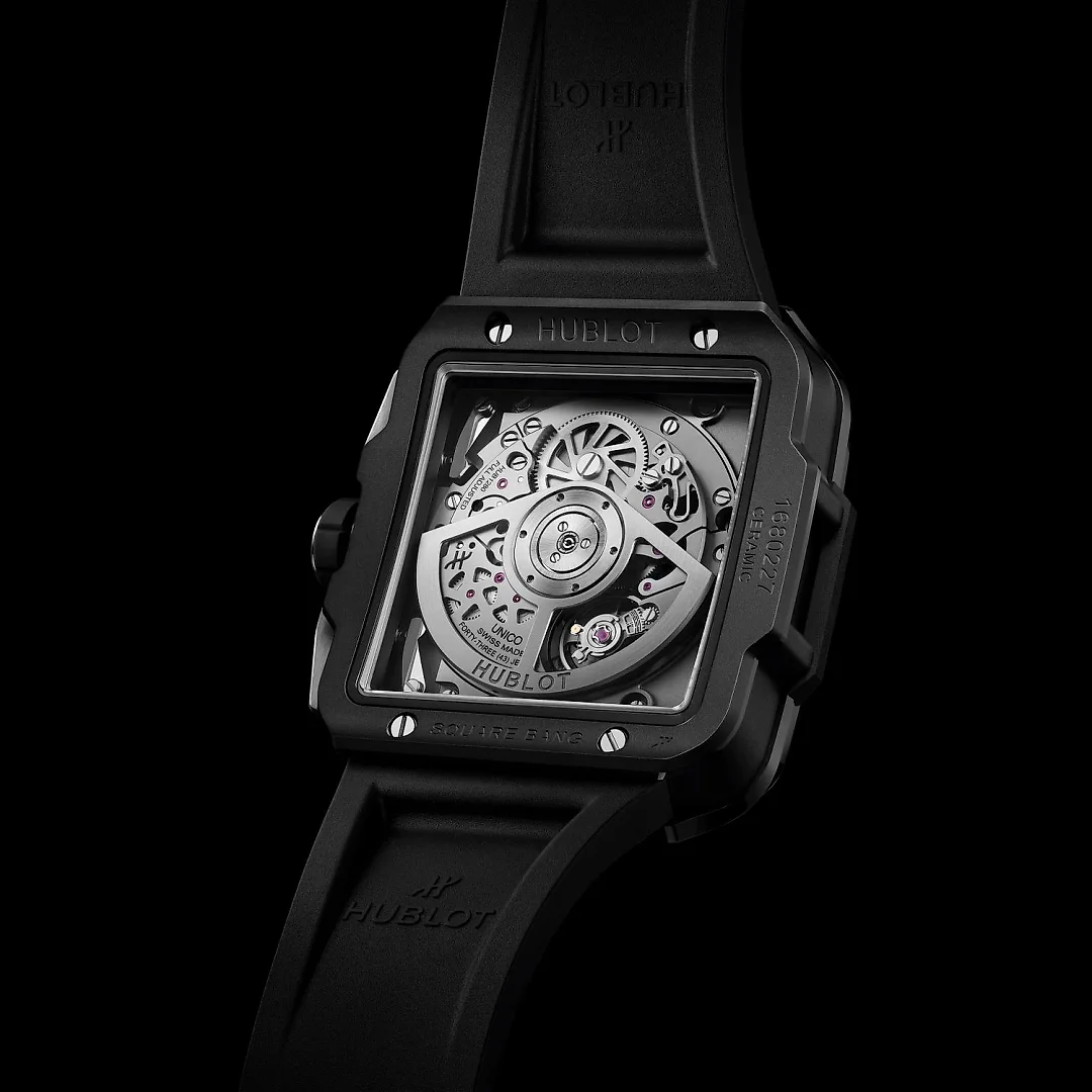 Hublot, Square Bang Unico Back Magic, 42mm, Black Ceramic, Ref# 821.CI.0170.RX
