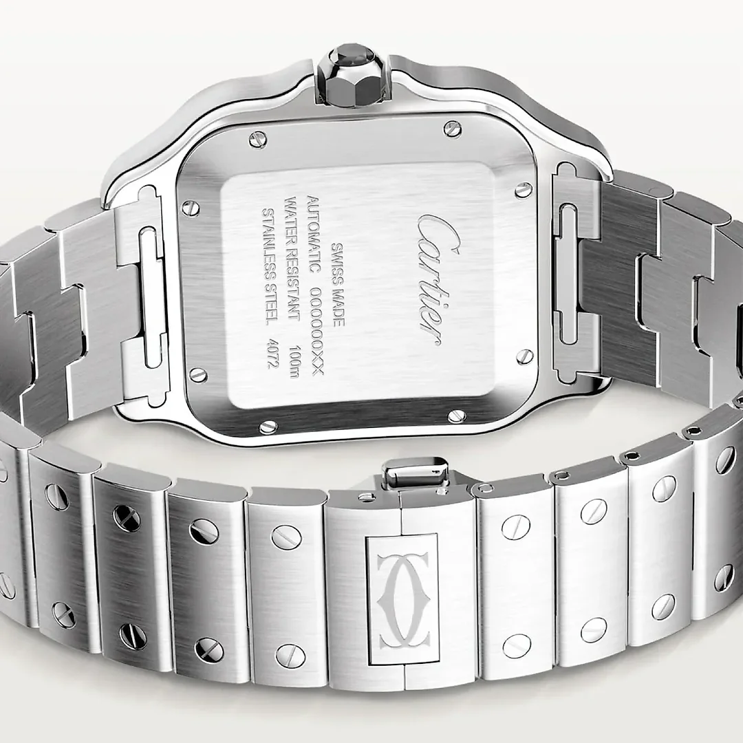 Cartier Santos de Cartier Large Ref. WSSA0037 Watch – Ships from USA – Free Shipping | Minimalist & Luxury Design | Perfect Gift for Her