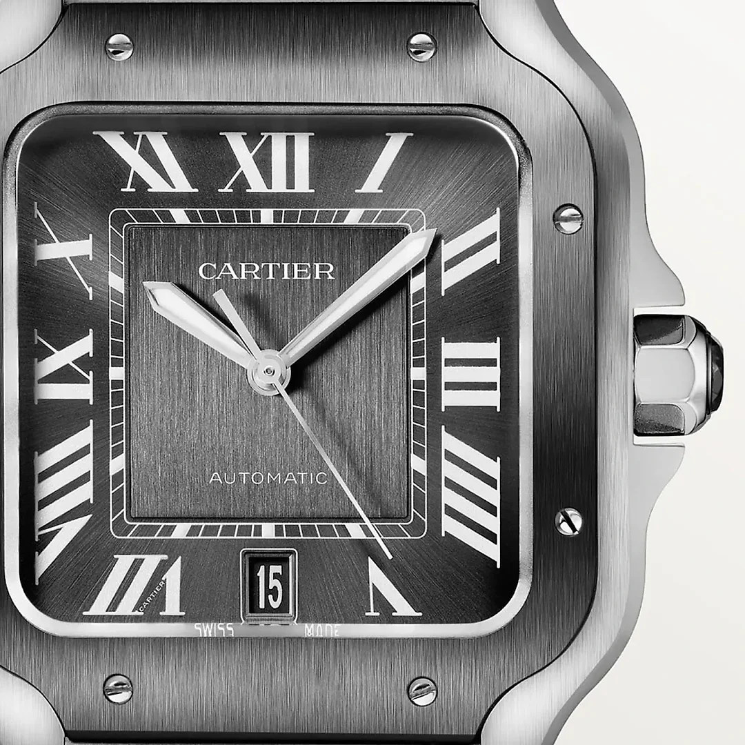 Cartier Santos de Cartier Large Ref. WSSA0037 Watch – Ships from USA – Free Shipping | Minimalist & Luxury Design | Perfect Gift for Her