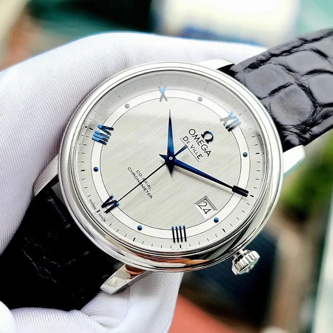 Omega De-Ville Prestige Co-Aixial Ref. 42413402002003 Watch – Free Shipping | Minimalist & Luxury Design | Perfect Gift for Him
