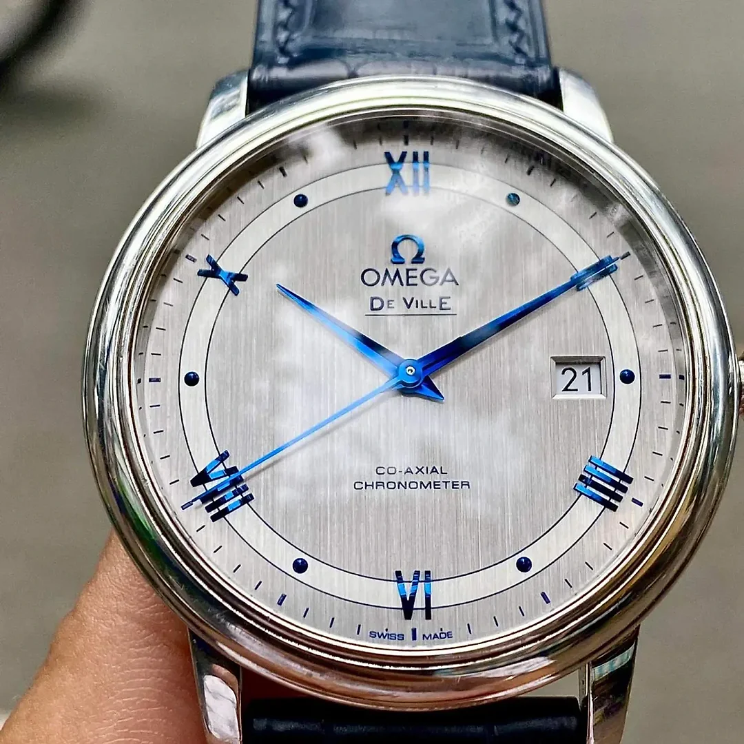 Omega De-Ville Prestige Co-Aixial Ref. 42413402002003 Watch – Free Shipping | Minimalist & Luxury Design | Perfect Gift for Him
