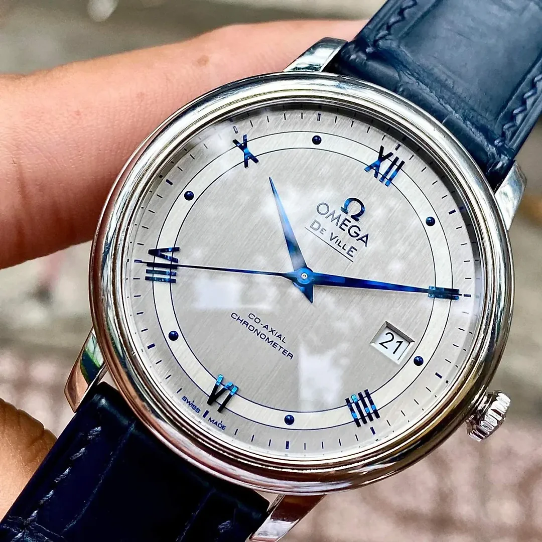 Omega De-Ville Prestige Co-Aixial Ref. 42413402002003 Watch – Free Shipping | Minimalist & Luxury Design | Perfect Gift for Him