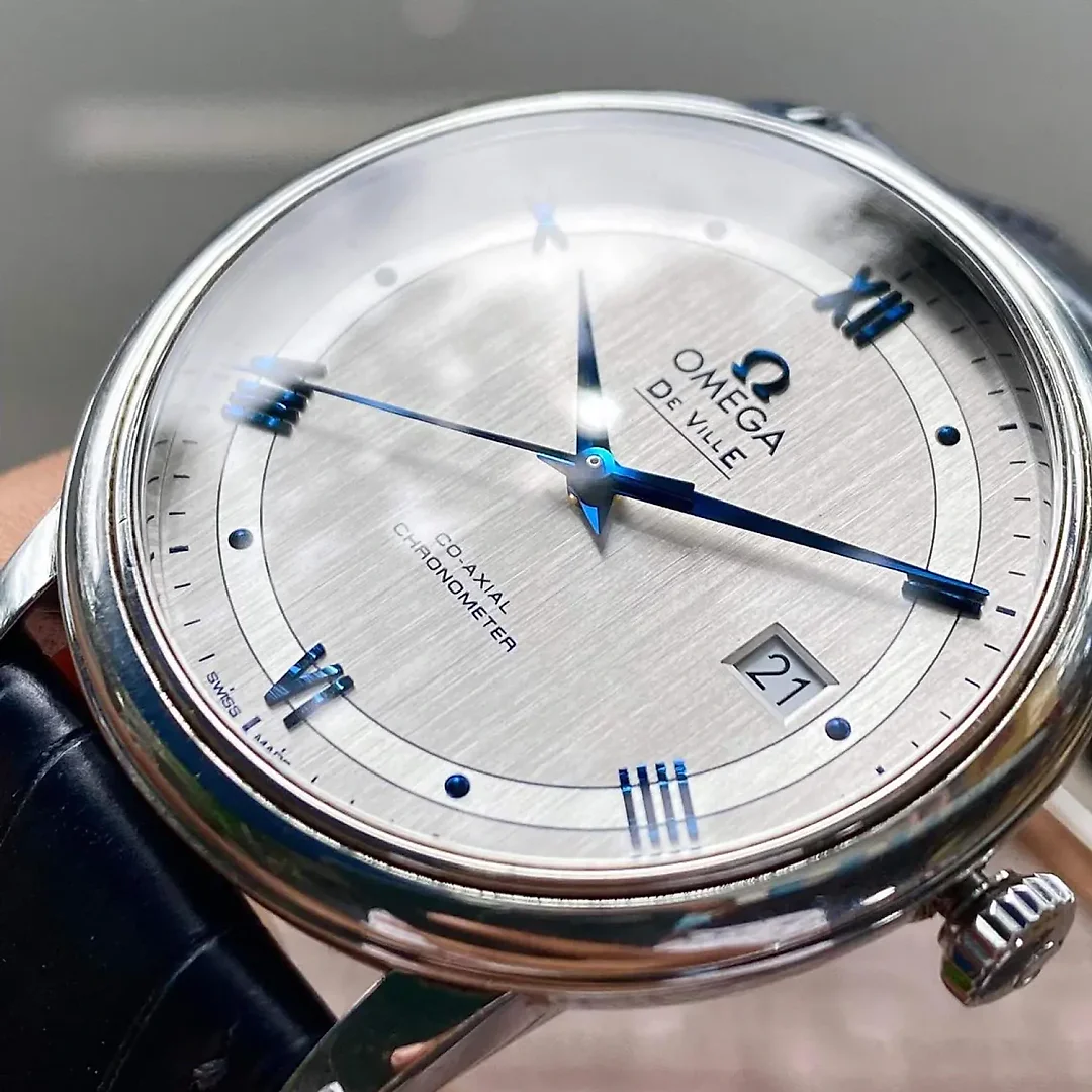 Omega De-Ville Prestige Co-Aixial Ref. 42413402002003 Watch – Free Shipping | Minimalist & Luxury Design | Perfect Gift for Him
