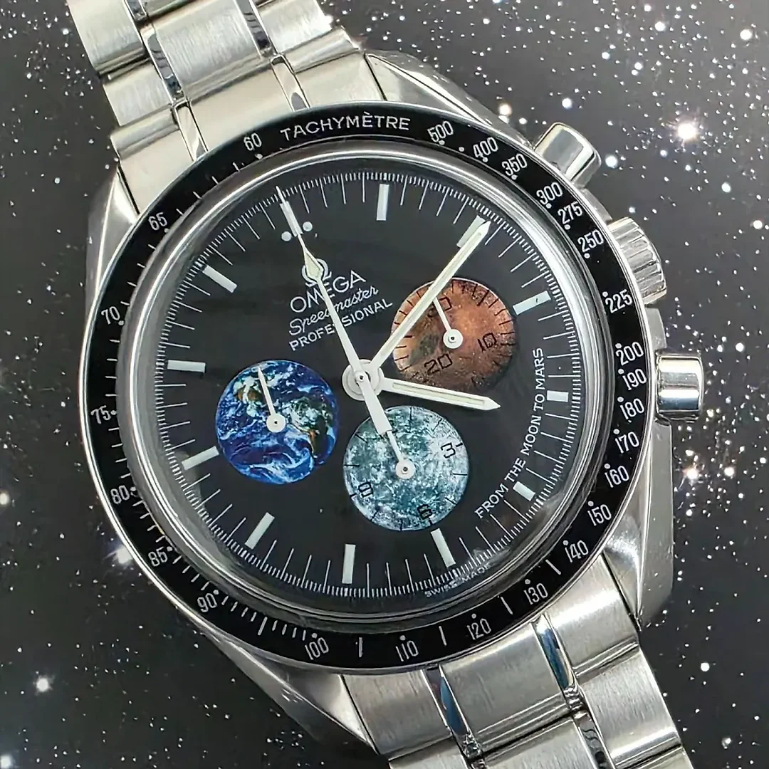 Omega Speedmaster Professional Moonwatch Moon to Mars β Gift for Him β Gift for Her β Text for 30% off & free shipping!