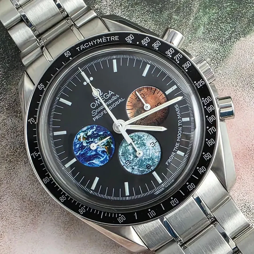 Omega Speedmaster Professional Moonwatch Moon to Mars β Gift for Him β Gift for Her β Text for 30% off & free shipping!