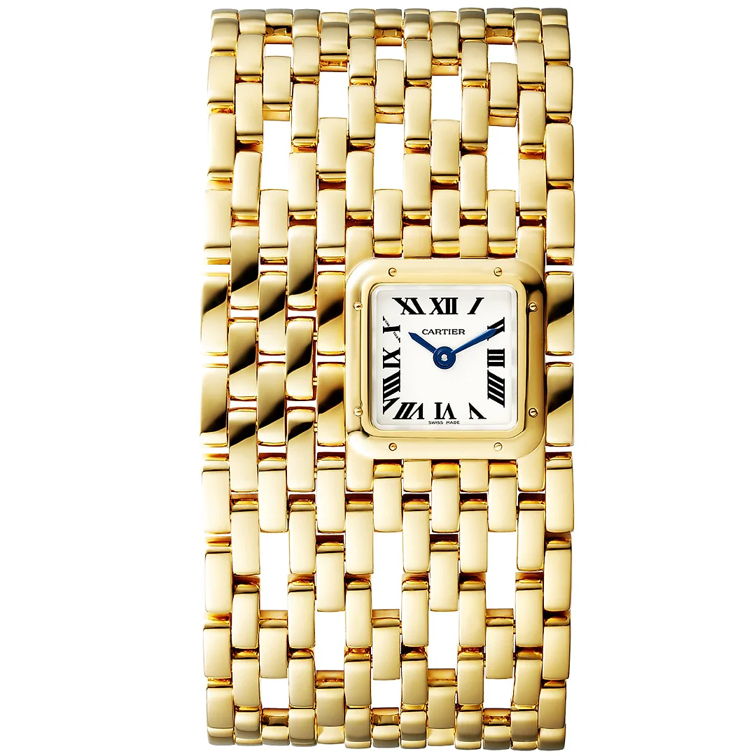 Panthère de Cartier 18ct Yellow Gold Cuff Bangle Watch