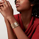 PanthÃ¨re de Cartier 18ct Yellow Gold Cuff Bangle Watch