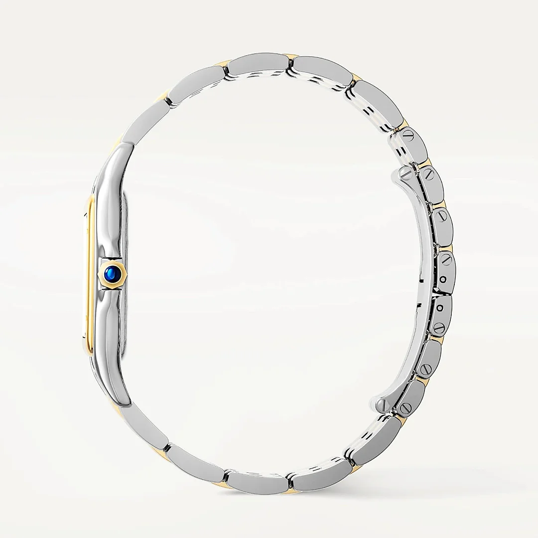 PanthÃ¨re de Cartier Large 18ct Yellow Gold & Steel Bracelet Watch