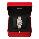PanthÃ¨re de Cartier Medium 18ct Rose Gold & Steel Diamond Bezel Watch