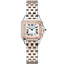 PanthÃ¨re de Cartier Small 18ct Rose Gold & Steel Diamond Bezel Watch
