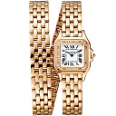 PanthÃ¨re de Cartier Small 18ct Rose Gold Diamond Set Loop Bracelet Watch