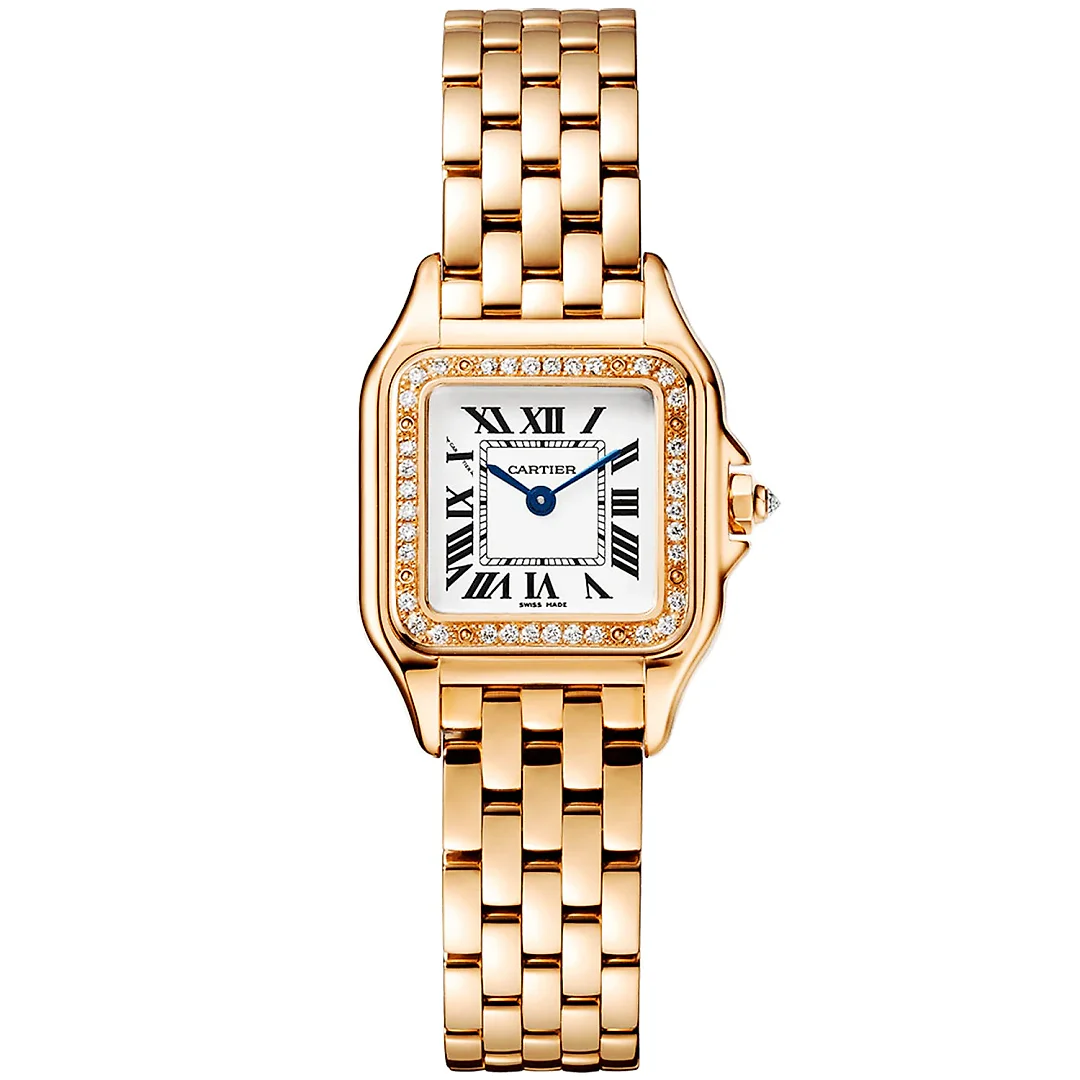 PanthÃ¨re de Cartier Small 18ct Rose Gold Diamond Set Watch