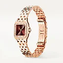 PanthÃ¨re de Cartier Small 18ct Rose Gold Plum Dial Diamond Set Watch