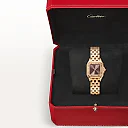 PanthÃ¨re de Cartier Small 18ct Rose Gold Plum Dial Diamond Set Watch