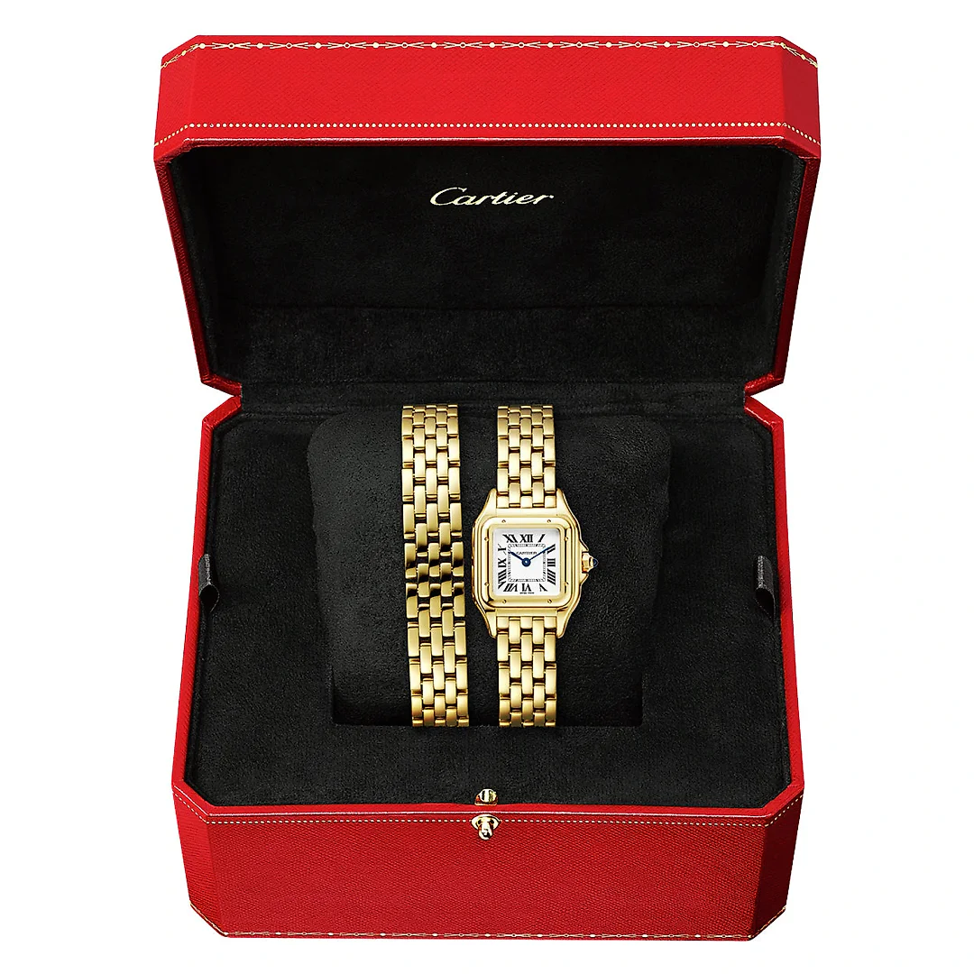 PanthÃ¨re de Cartier Small 18ct Yellow Gold Loop Bracelet Watch