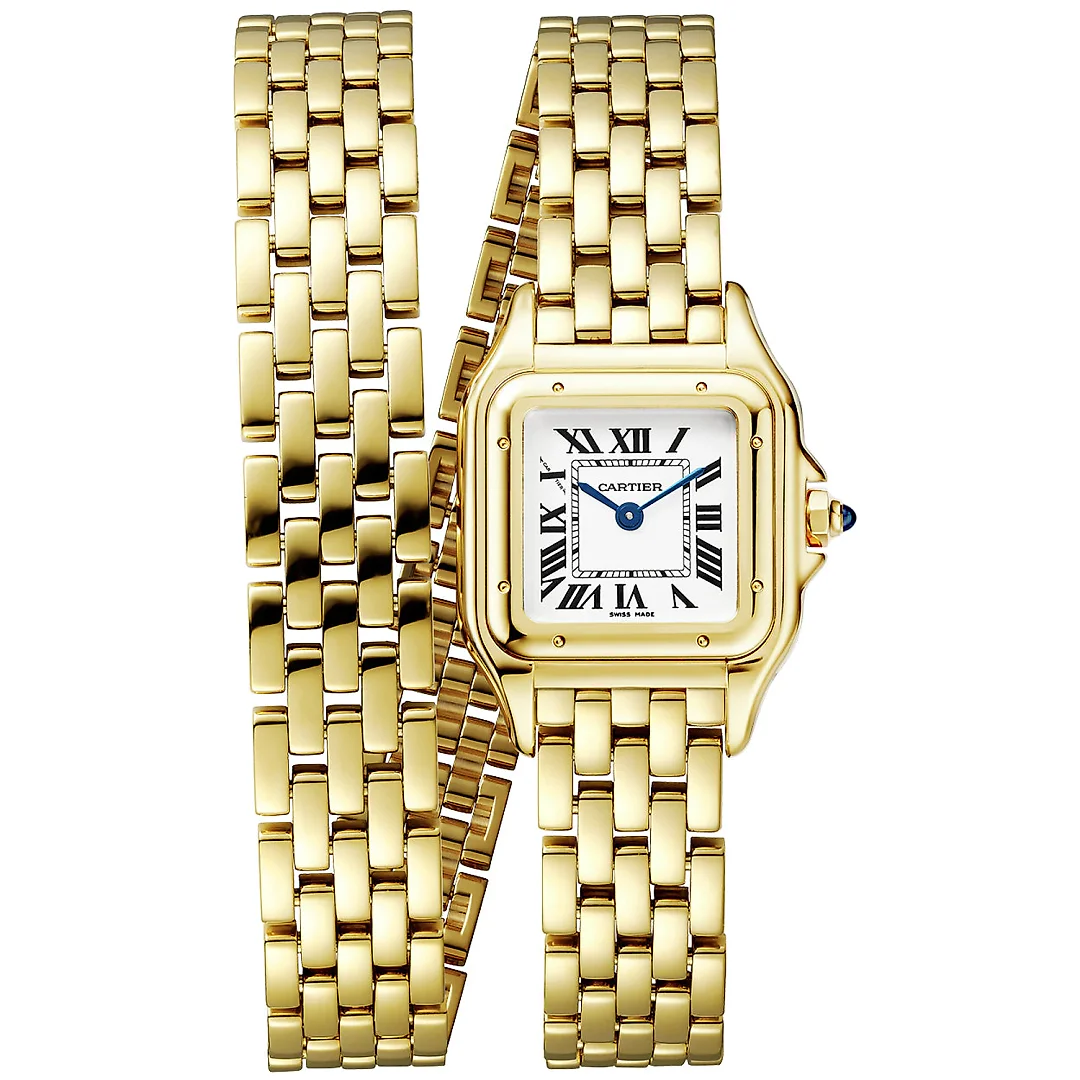 PanthÃ¨re de Cartier Small 18ct Yellow Gold Loop Bracelet Watch