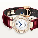 Pasha de Cartier 30mm 18ct Rose Gold Diamond Set Strap Watch
