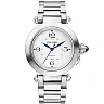 Pasha de Cartier 35mm Bracelet/Leather Strap Automatic Watch
