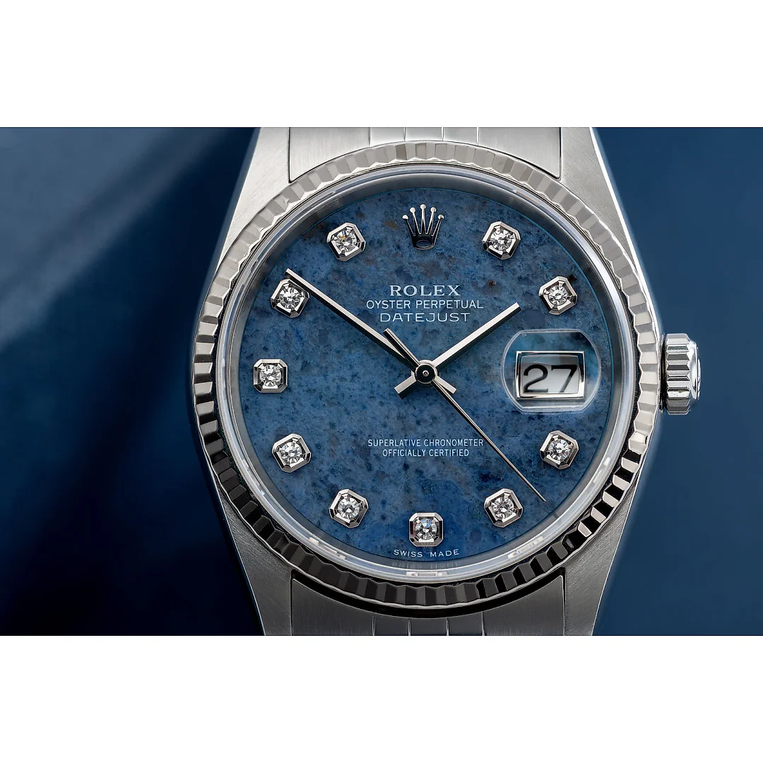 Patek Philippe Aquanaut Blue Dial 18K