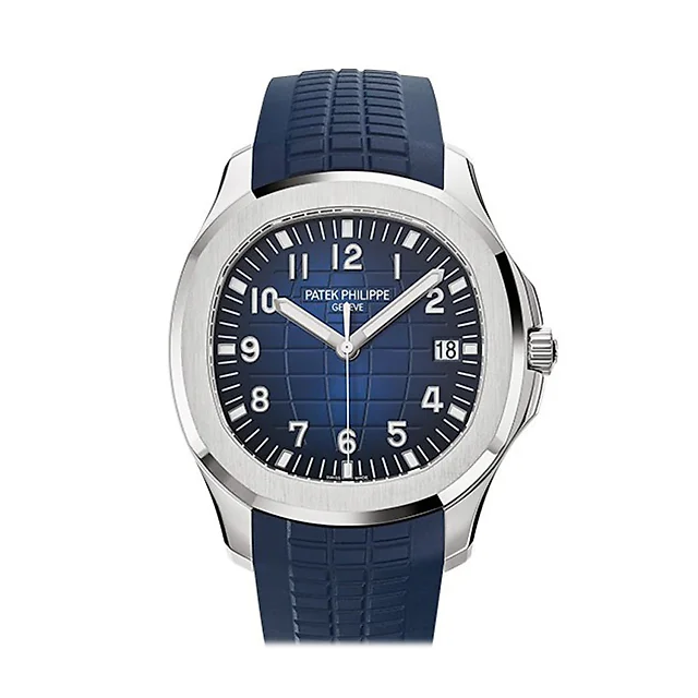 Patek Philippe Aquanaut Blue Dial 18K White Gold Men’s Watch 5168G-001