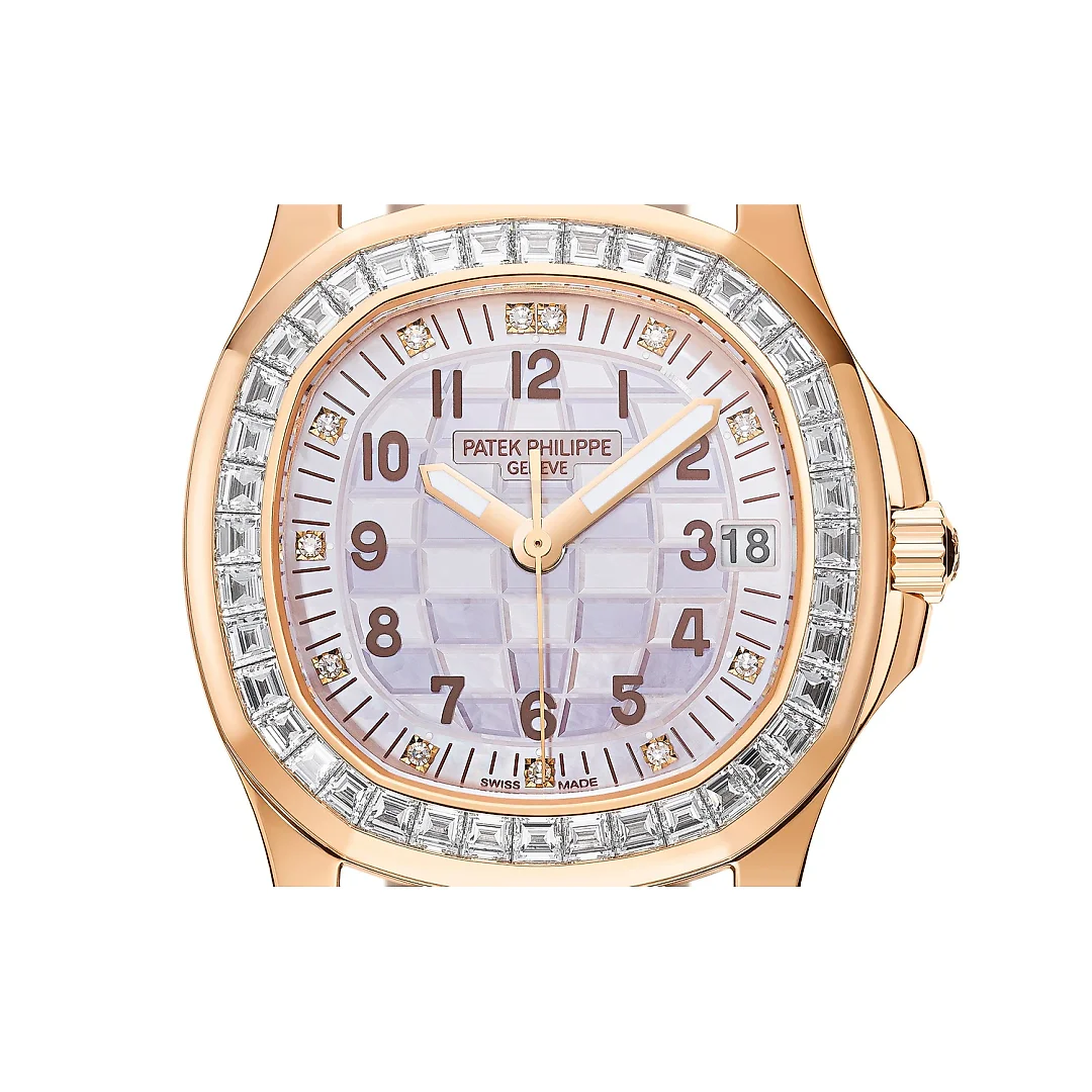 Patek Philippe Aquanaut Luce Haute Joaillerie, 18k Rose Gold, 35,6mm, Ref# 5072R-001