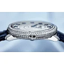 Patek Philippe Calatrava Diamond Ribbon Joaillerie Ladies, 18kt White Gold set with 770 Diamonds: ~4,4ct, 36,5mm, Ref# 4978/400G-001