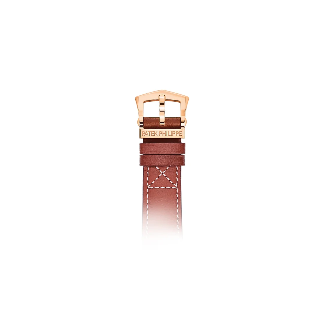 Patek Philippe Complication, 18k Rose Gold, Calatrava Pilot Travel Time 42mm, Ref# 5524R-001