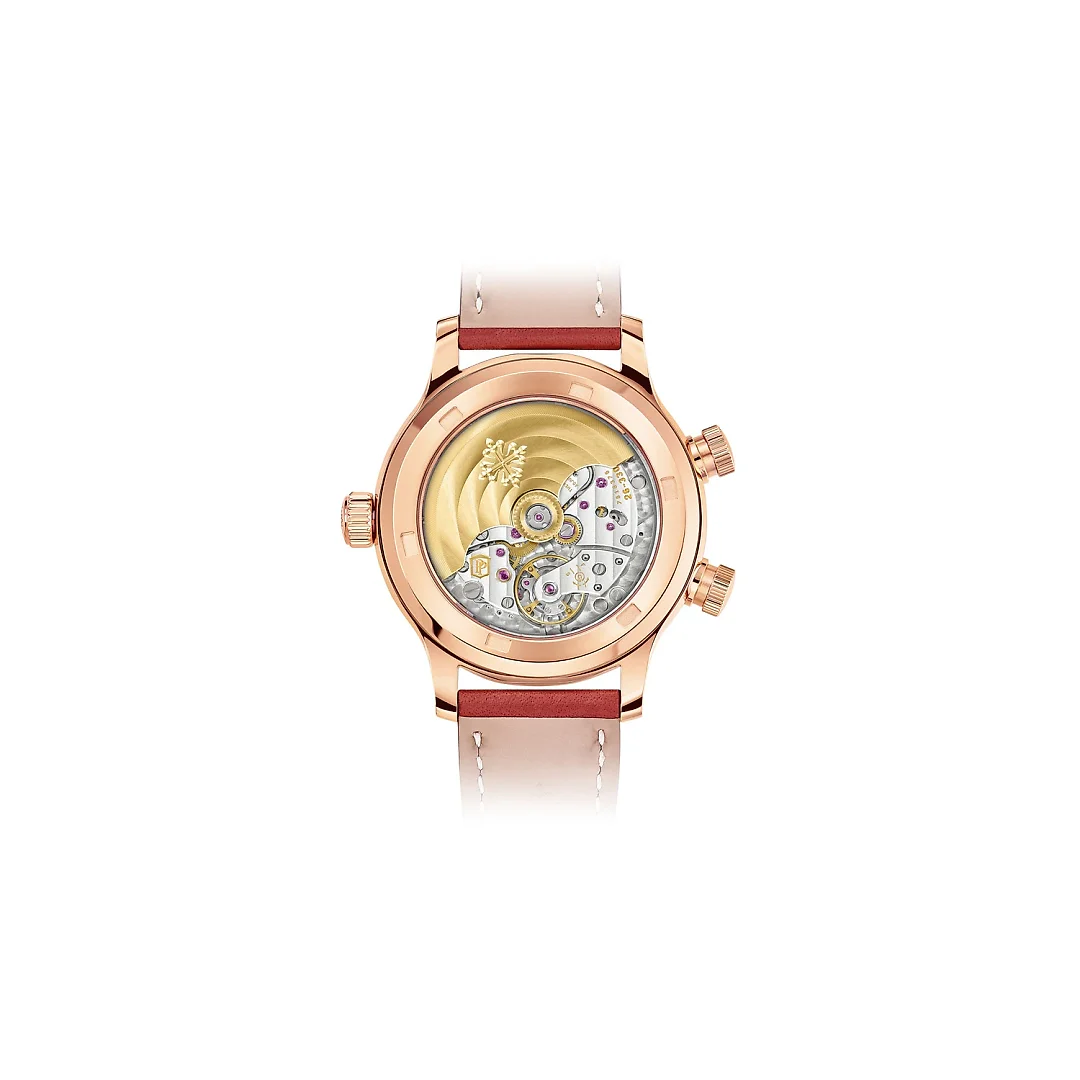Patek Philippe Complication, 18k Rose Gold, Calatrava Pilot Travel Time 37,5mm, Ref# 7234R-001