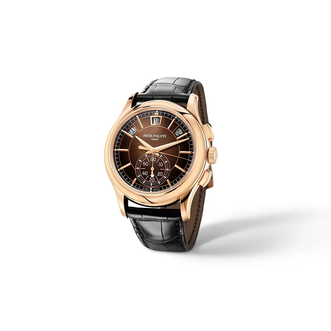 Patek Philippe Complication, 18k Rose Gold, Flyback Chronograph with Annual Calendar 42mm, Ref# 5905R-001