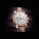 Patek Philippe Complication, 18k Rose Gold, Ladies Chronograph 38mm, 99 diamonds: ~0.99 ct., Ref# 7150/250R-001