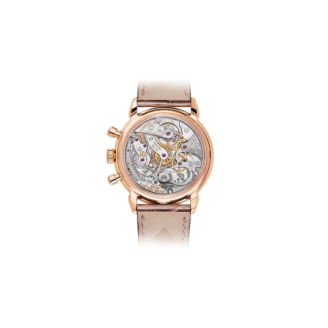 Patek Philippe Complication, 18k Rose Gold, Ladies Chronograph 38mm, 99 diamonds: ~0.99 ct., Ref# 7150/250R-001