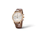 Patek Philippe Complication, 18k Rose Gold, Ladies Chronograph 38mm, 99 diamonds: ~0.99 ct., Ref# 7150/250R-001