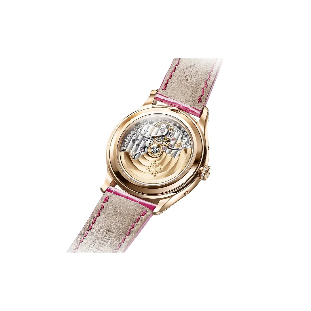 Patek Philippe Complication, 18k Rose Gold set with 155 diamonds (~1.34 ct), 38mm, Annual Calendar Ref# 4947R-001