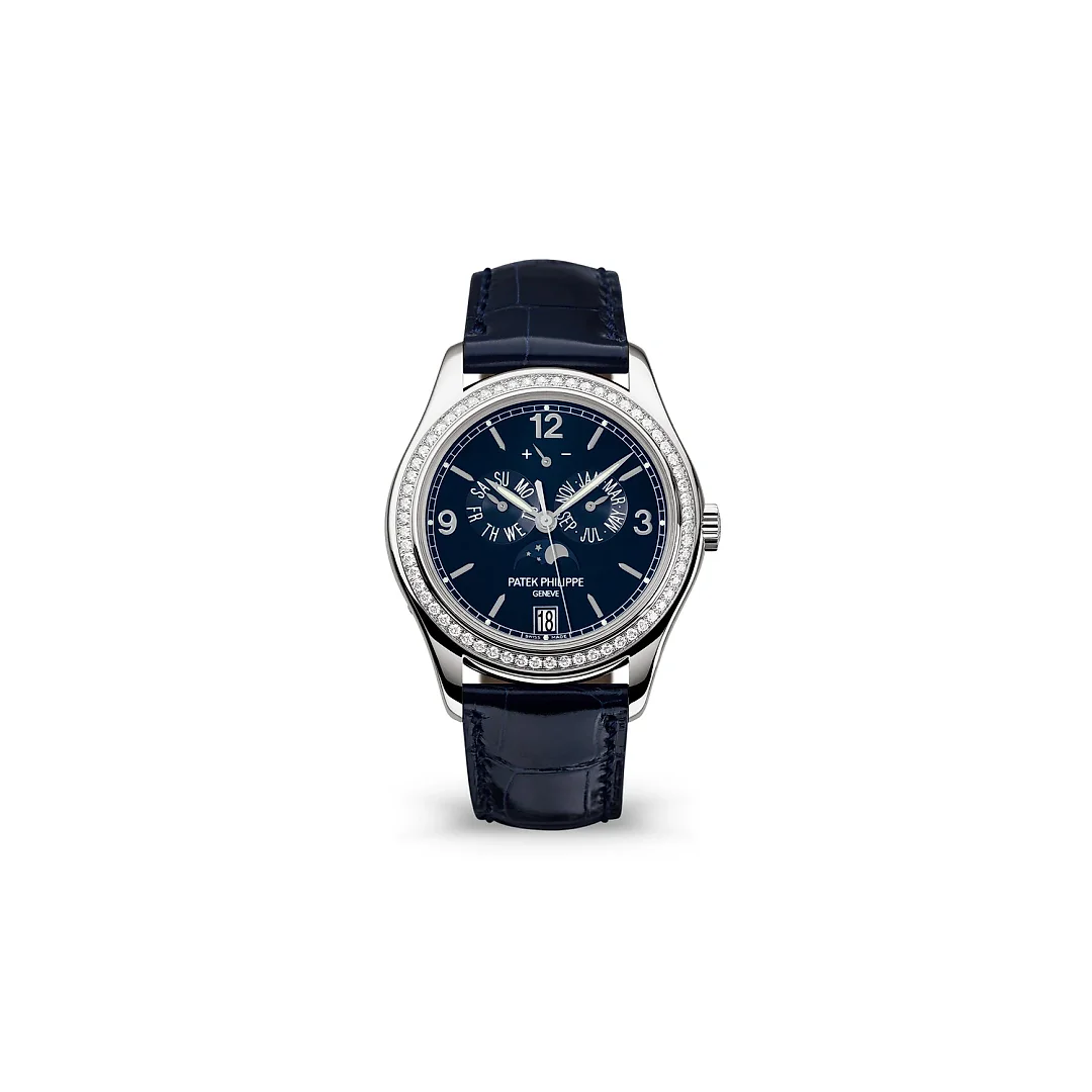 Patek Philippe Complication, 18k White Gold, 39mm, Annual Calendar / Moonphases Ref# 5147G-001