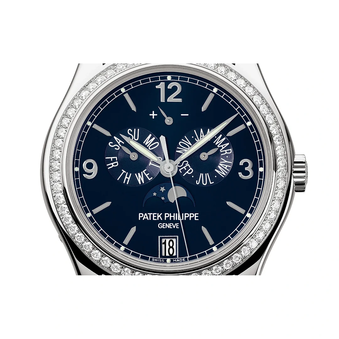 Patek Philippe Complication, 18k White Gold, 39mm, Annual Calendar / Moonphases Ref# 5147G-001