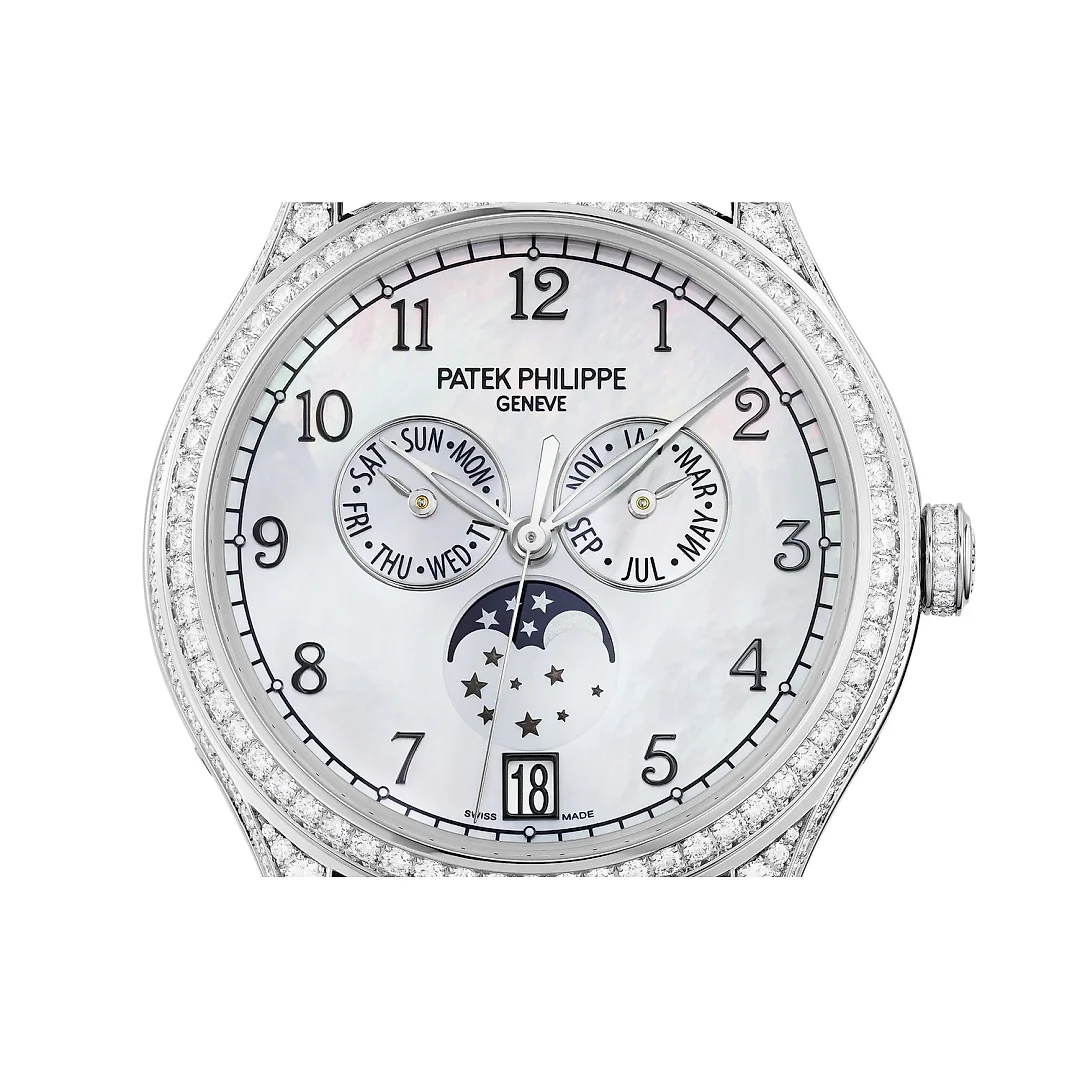 Patek Philippe Complication, 18k White Gold set with 388 diamonds (~2,92 ct), 38mm, Annual Calendar Ref# 4948G-010